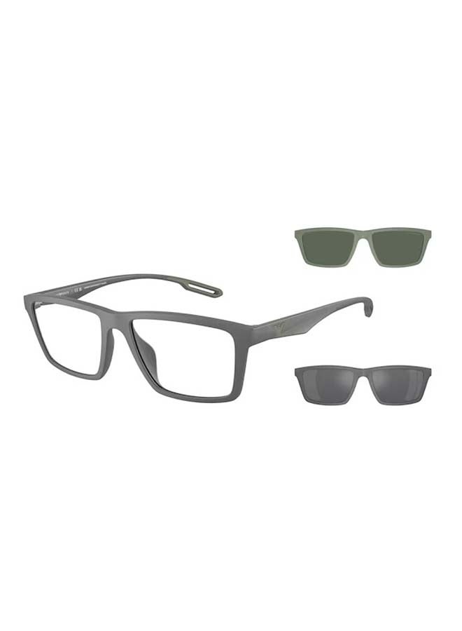 Emporio Armani EA4189U 50611W 55 Man's Clip On Frames - Image 1